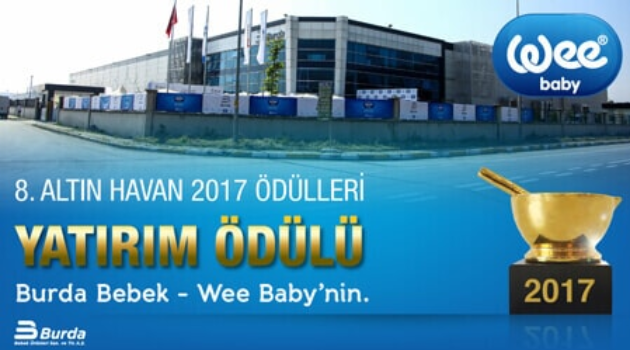 Altın Havan ödülüne Burda Bebek-Wee Baby markası layık görüldü