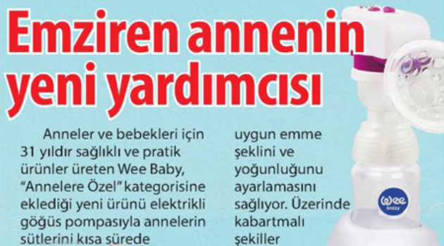 Emziren annelerin yeni yardımcısı