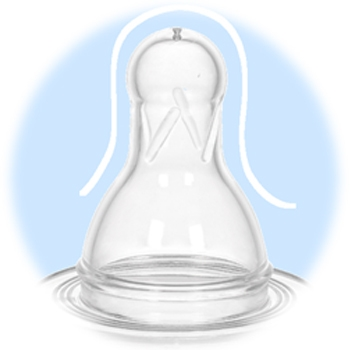 Round Feeding Bottle Teat